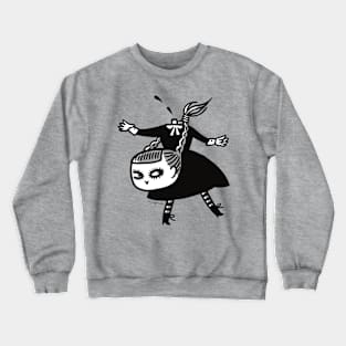 Sling Head Girl Crewneck Sweatshirt